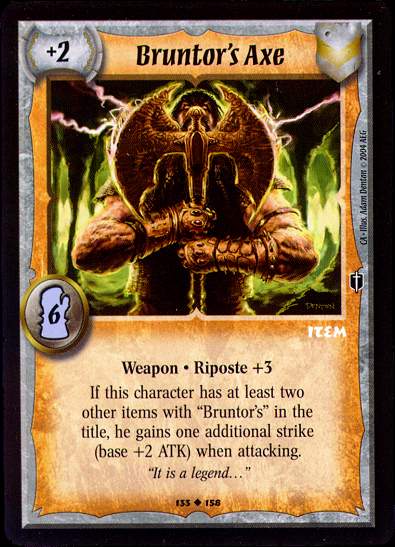 Bruntor's Axe - Regular