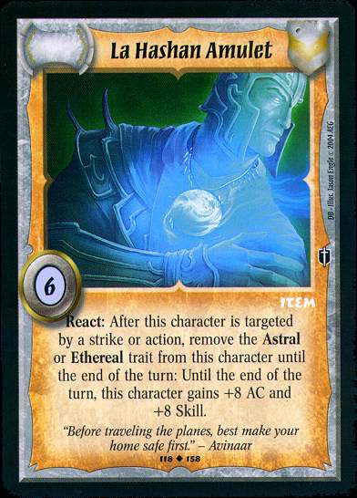 La Hashan Amulet - Regular