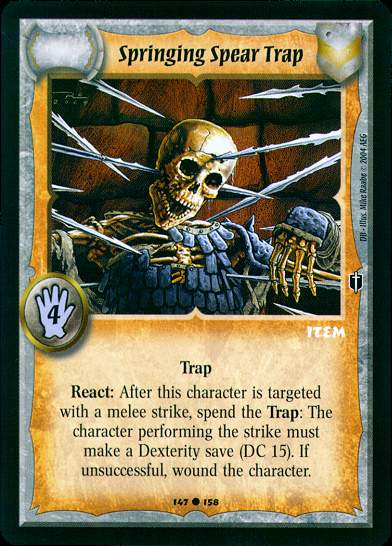 Springing Spear Trap - Regular