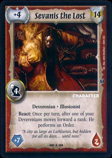 Sevanis the Lost - Regular