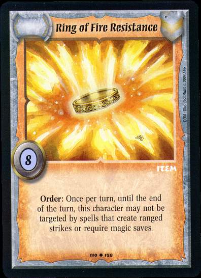 Ring of Fire Resistance - Regular