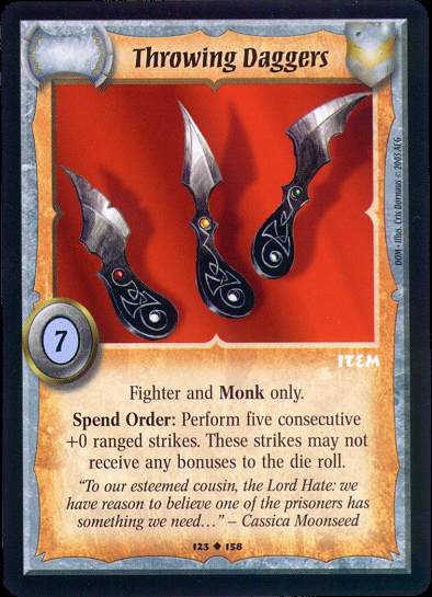 Throwing Daggers - Regular