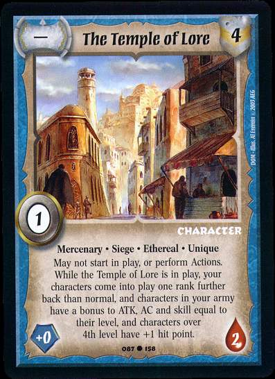 The Temple of Lore