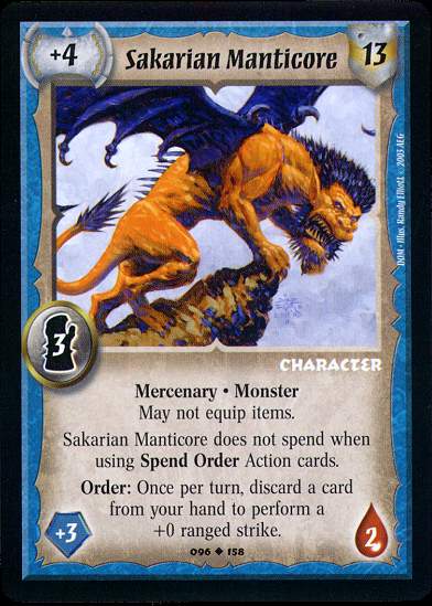 Sakarian Manticore - Regular