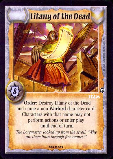 Litany of the Dead
