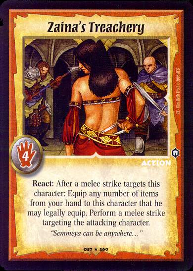 Zaina's Treachery