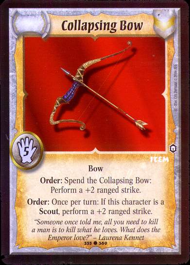 Collapsing Bow