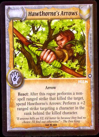 Hawthorne's Arrows