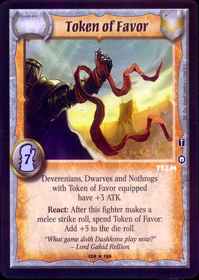 Token of Favor - Regular