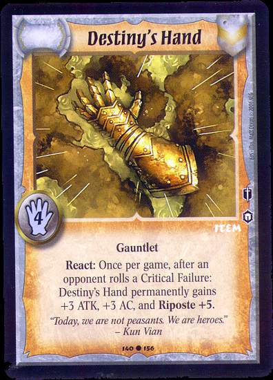 Destiny's Hand - Regular