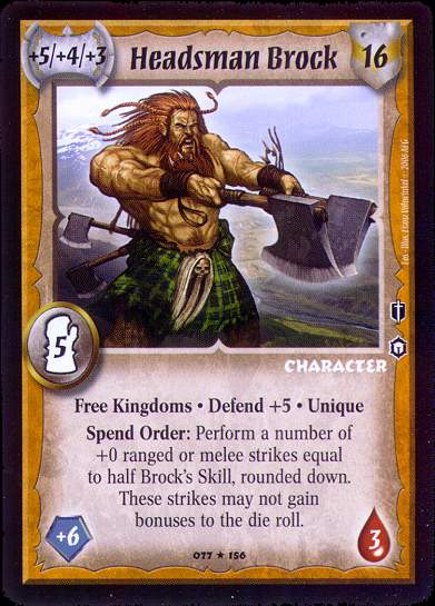 Headsman Brock - Regular