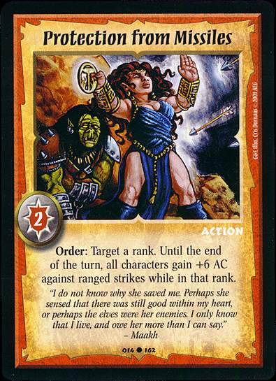 Protection from Missiles - Regular