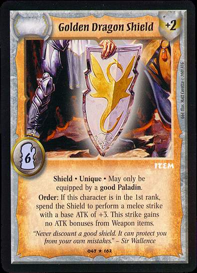 Golden Dragon Shield