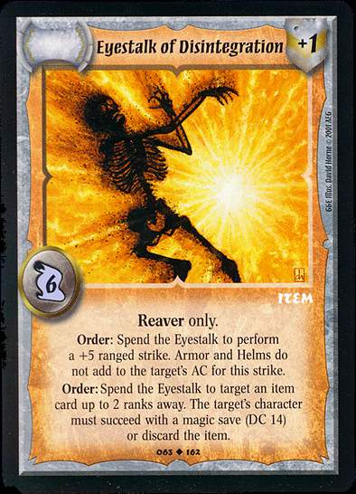 Eyestalk of Disintegration