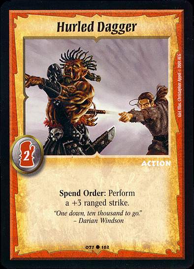 Hurled Dagger - Regular