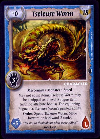 Tseleuse Worm - Regular