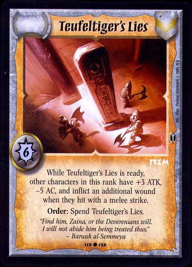 Teufeltiger's Lies - Regular