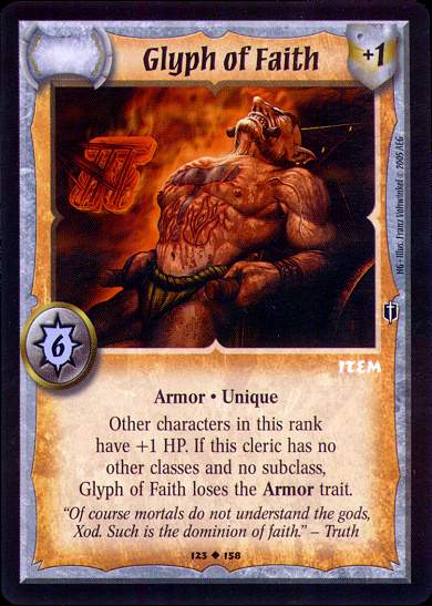 Glyph of Faith - Regular