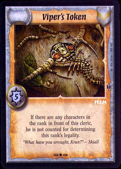 Viper's Token - Regular