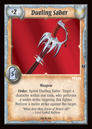 Dueling Saber - Regular