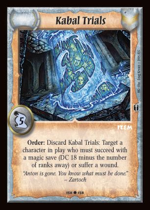 Kabal Trials - Regular