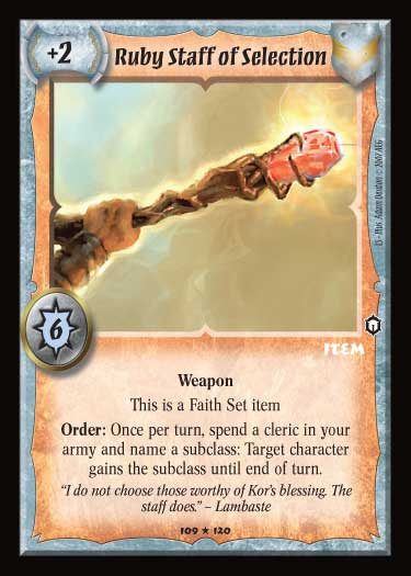 Ruby Staff of Selection - Regular