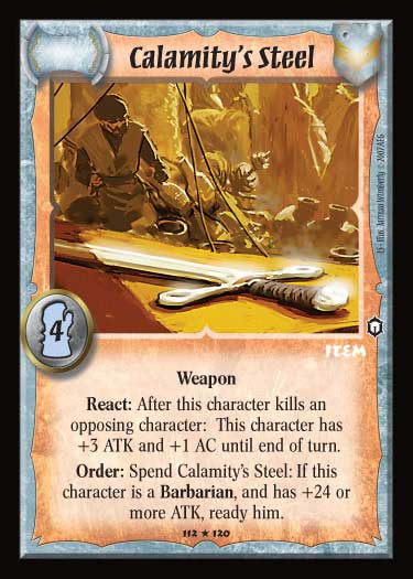 Calamity's Steel - Regular