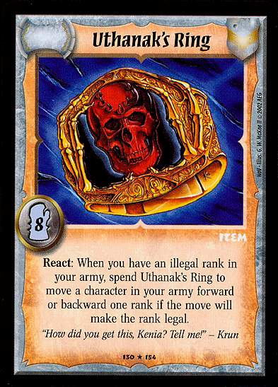 Uthanak's Ring - Regular