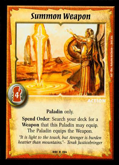 Summon Weapon - Regular