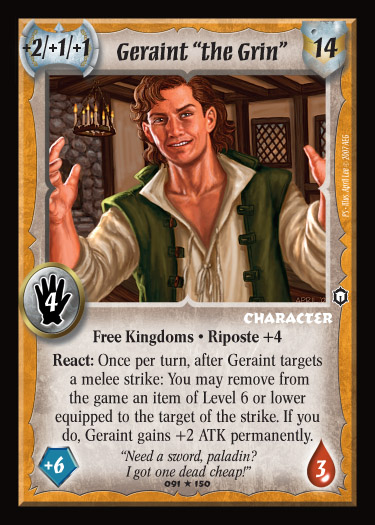 Geraint the Grin - Regular