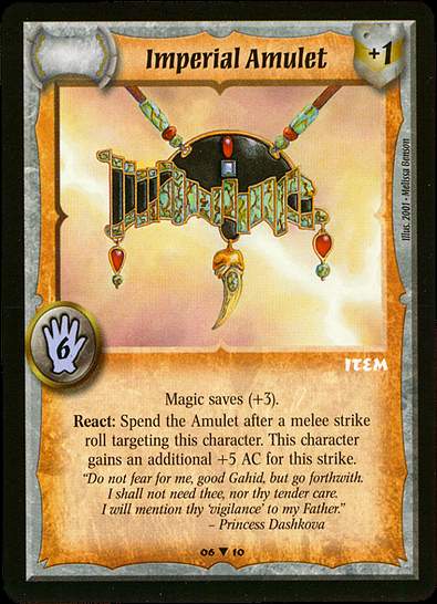 Imperial Amulet - Promo
