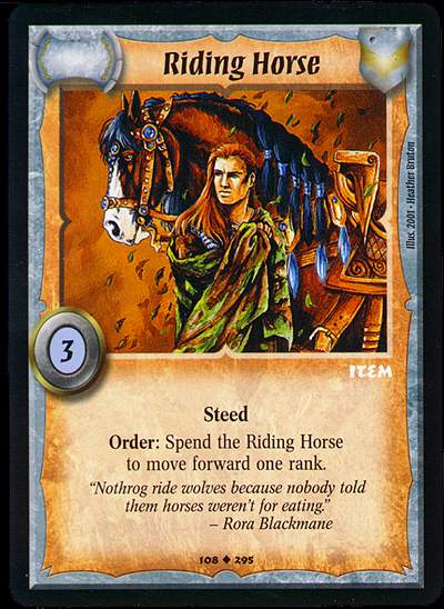 Riding Horse - Regular