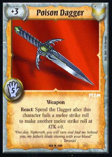 Poison Dagger - Regular