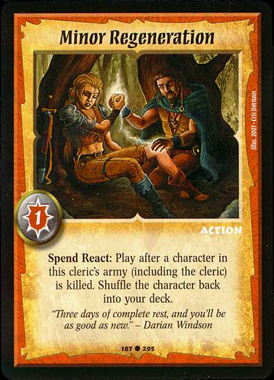 Minor Regeneration - Regular