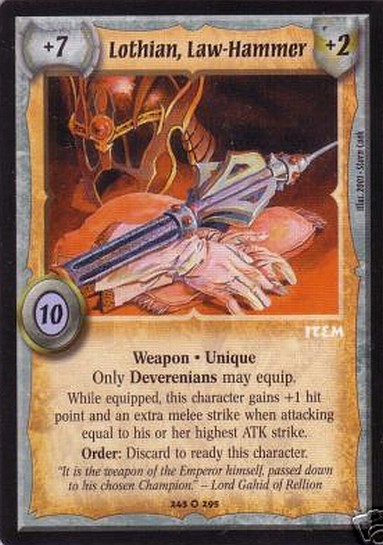 Lothian, Law-Hammer - Regular