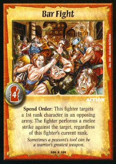 Bar Fight Base printing