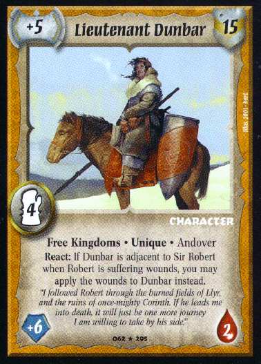 Lieutenant Dunbar - Regular