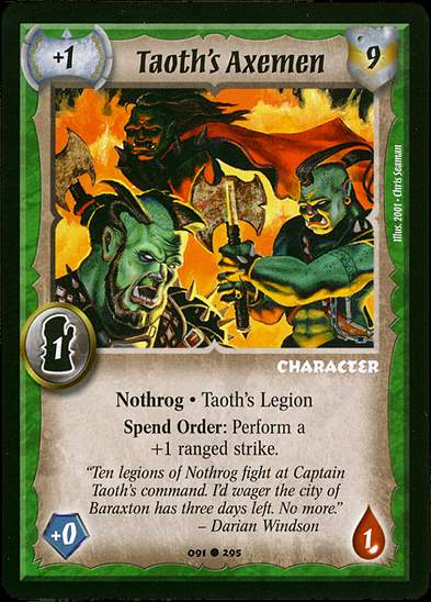 Taoth's Axemen - Regular
