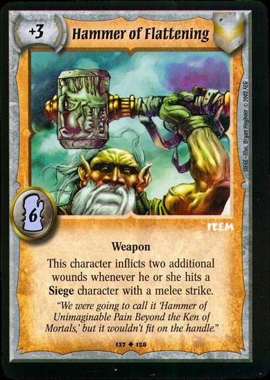 Hammer of Flattening - Regular