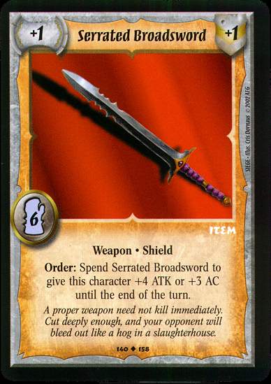 Serrated Broadsword - Regular