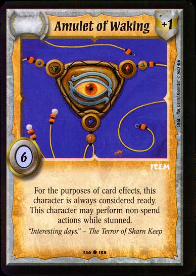 Amulet of Waking - Regular