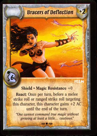 Bracers of Deflection