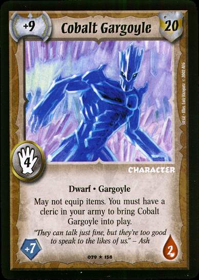 Cobalt Gargoyle - Regular