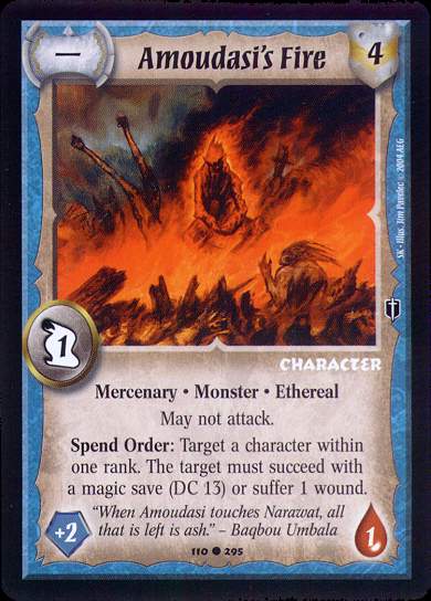 Amoudasi's Fire - Regular