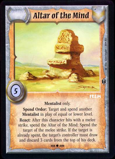 Altar of the Mind - Regular