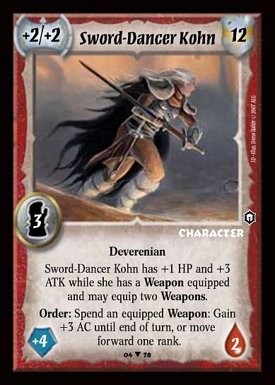 Sword-Dancer Kohn - Regular