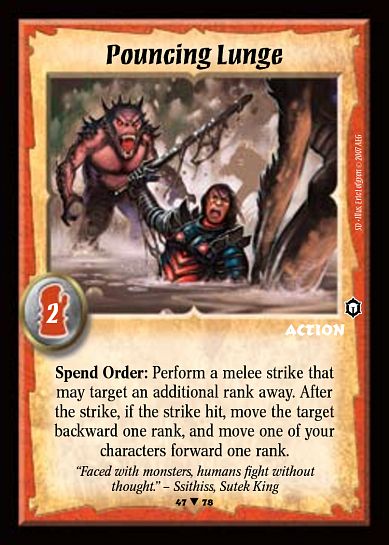 Pouncing Lunge - Regular