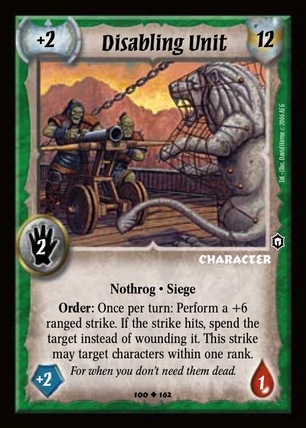 Disabling Unit - Regular