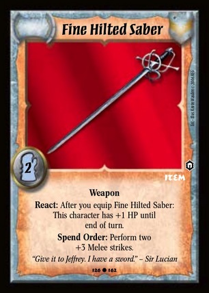Fine Hilted Saber - Regular