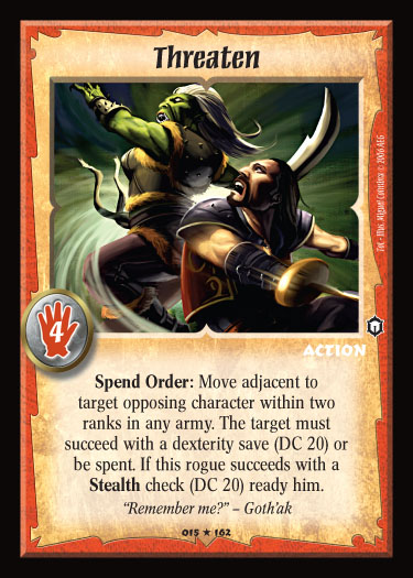 Threaten - Regular